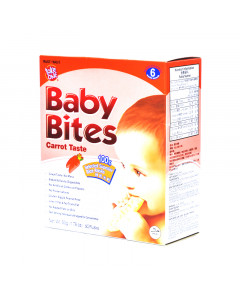 Want Want Baby Bites Carrot - Carton