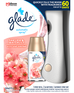 Glade Auto Starter Sakura & Waterlily - Carton
