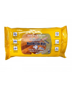 Kleen-Up Wood Wet Floor Wipes 15s - Carton