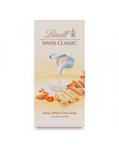 Lindt Swiss Classic White Almond - Carton