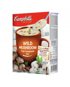 Campbell's Instant Soup Wild Mushroom - Carton (Buy 10 Cartons, Get 1 Carton Free)