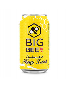 Big Bee Carbonated Honey Drink 325ml - Case