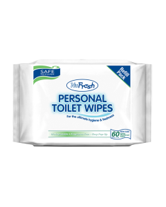Nufresh Personal Toilet Wipes Refill 60S - Carton