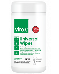 Virox Universal Wipes 200S - Carton