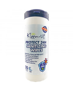 Kleen-Up Protect 24H Sanitizing Wipes 50s - Carton
