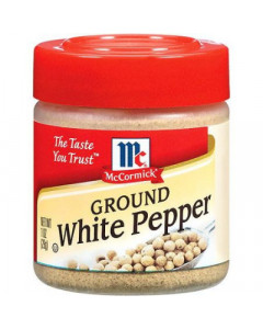 McCormick Ground White Pepper - Carton