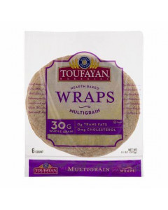 Toufayan Multigrain Wraps, 6ct - Carton