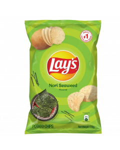 Lay's Nori Seaweed Potato Chips Halal - Carton