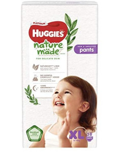 Huggies Platinum Nature Made Pants - XL - Carton