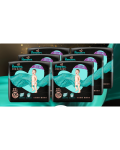 Pampers Diaper Skin Luxe Pants XXL 22 - Carton