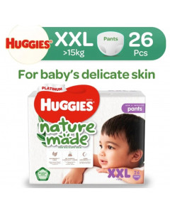 Huggies Platinum Nature Made Pants - XXL - Carton