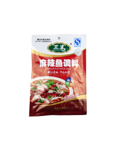 Sanyi Mala Fish Flavouring Spicy - Case