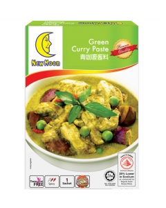  New Moon Premium Green Curry Paste - Carton