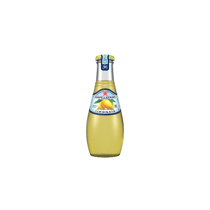SAN PELLEGRINO LIMONATA SPARKLING WATER GLASS BOTTLE CASE
