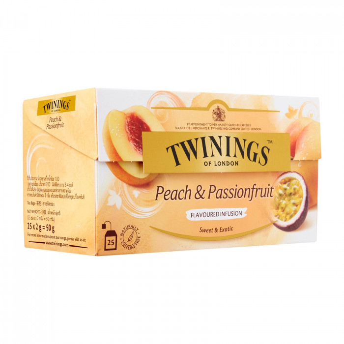 Twinings Peach & Passion fruit Tea 25's Case
