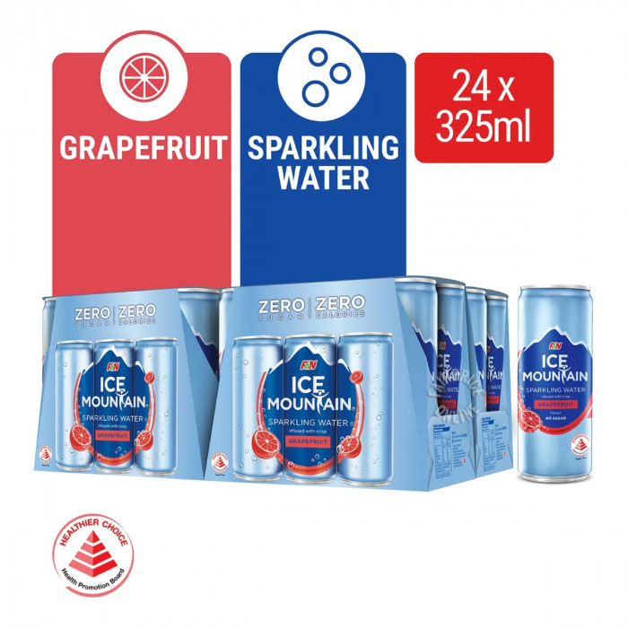 FNN SPARKLING WATER GRAPEFRUIT CAN CASE