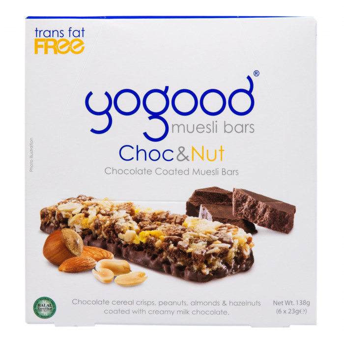 Yogood Chocolate & Nuts Chocolate Coated Muesli Bars Case
