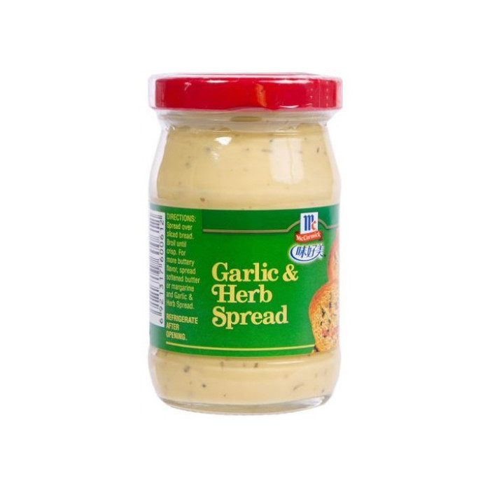 McCormick Garlic & Herb Spread Carton