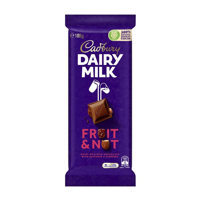 Cadbury Dairy Milk Fruit & Nut Chocolate Case