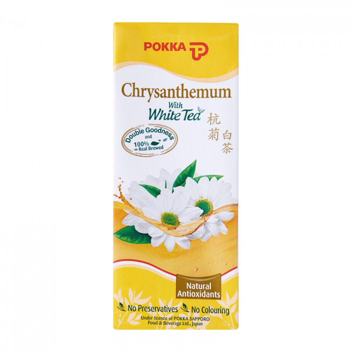 Pokka Packet Drink Chrysanthemum White Tea Case