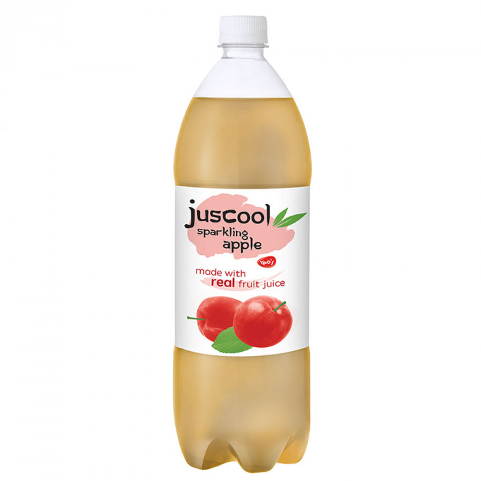 Yeo's JusCool Sparkling Apple Juice Drink Case