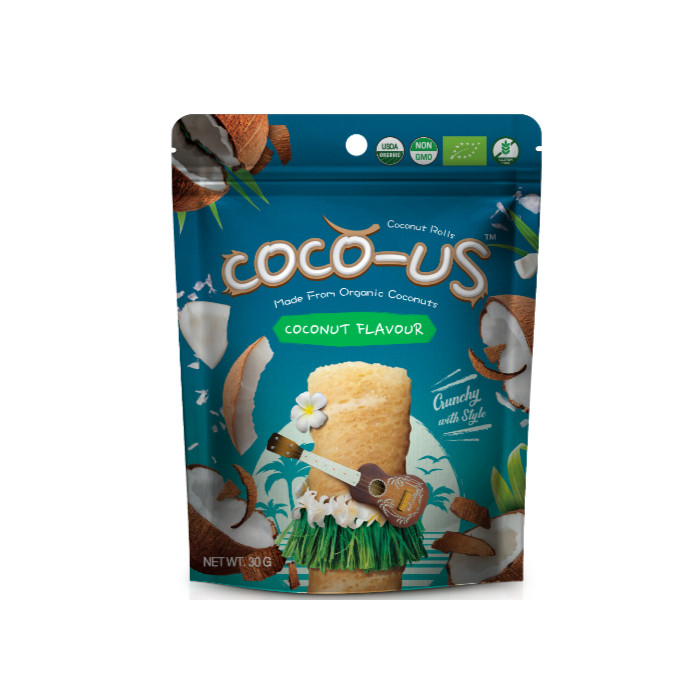CocoUs ORGANIC Coconut Rolls Original Case