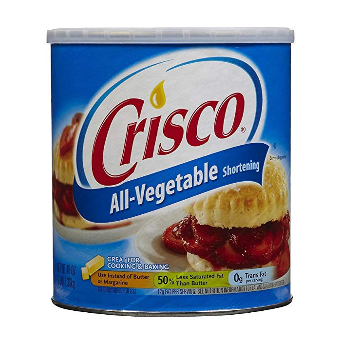 Crisco AllVegetable Shortening Regular Case
