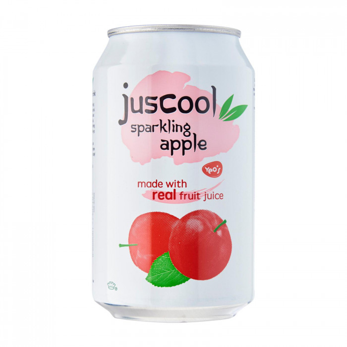 Yeo's JusCool Sparkling Apple Juice Drink Case