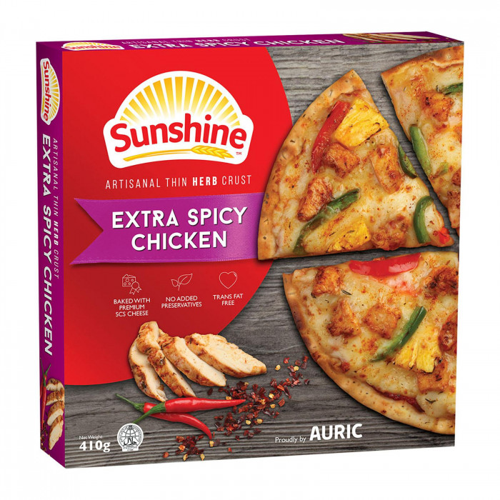Sunshine Extra Spicy Chicken Delight 9" Pizza Frozen Case