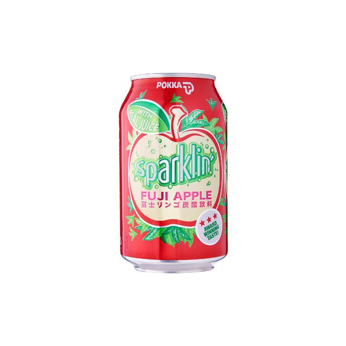 Pokka Can Drink Sparkling Fuji Apple Case