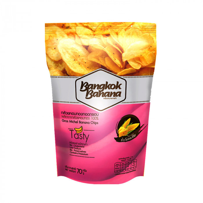Bangkok Banana Corn Cheese Flavor Banana Chips Case