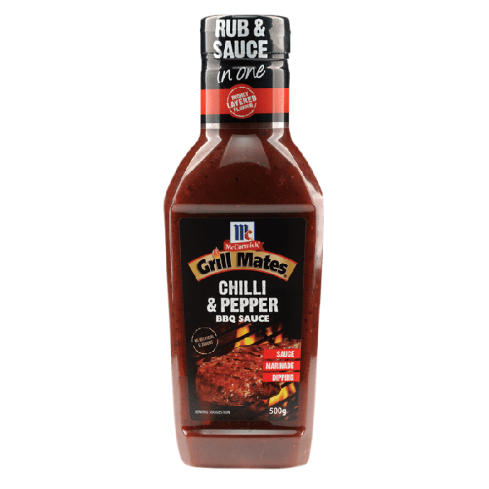 McCormick Grill Mates Chilli & Pepper BBQ Sauce Halal Carton