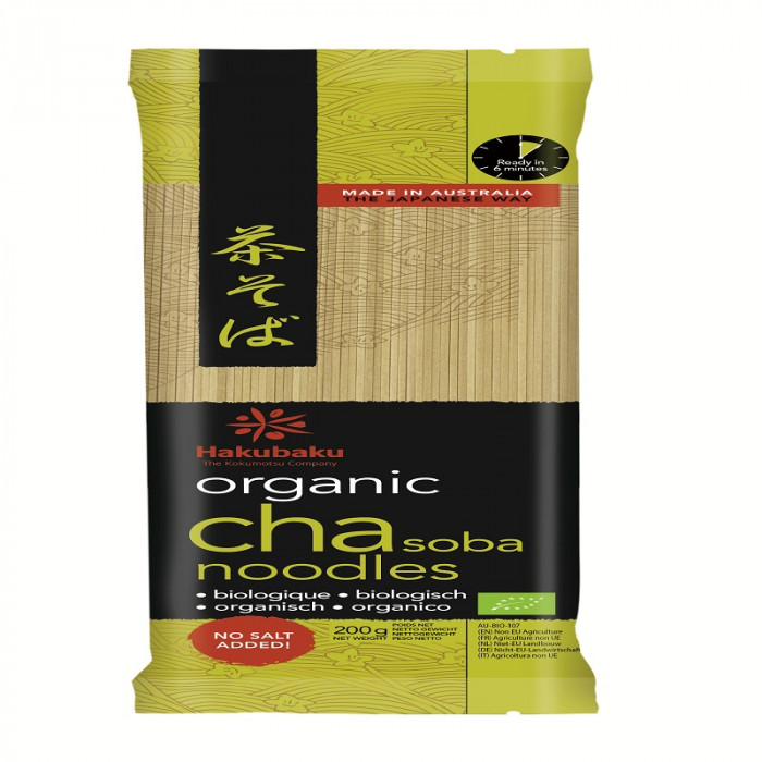 Hakubaku Organic Noodle Cha Soba Case