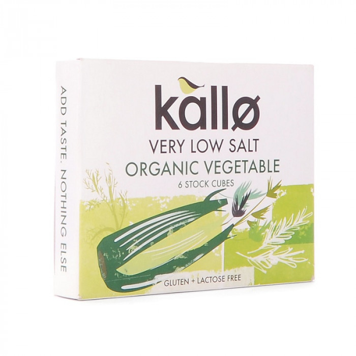 Kallo Organic Low Salt Vegetable Stock Cubes Case