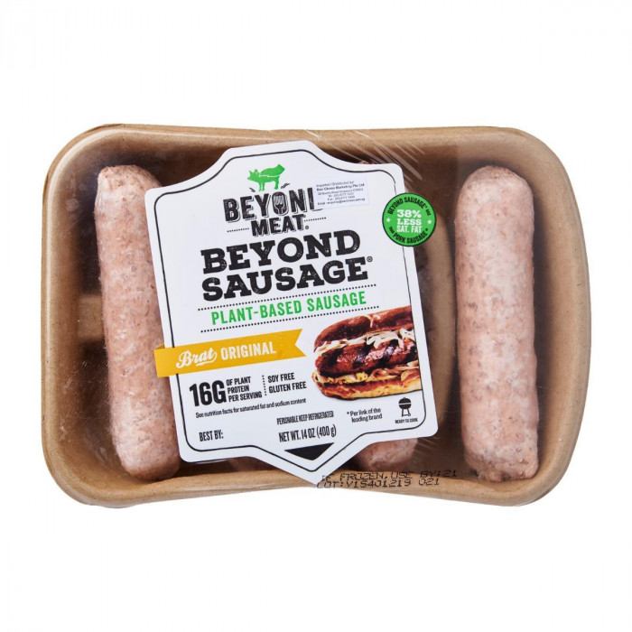 Beyond Meat Sausage Original Brat Sausage Frozen Case
