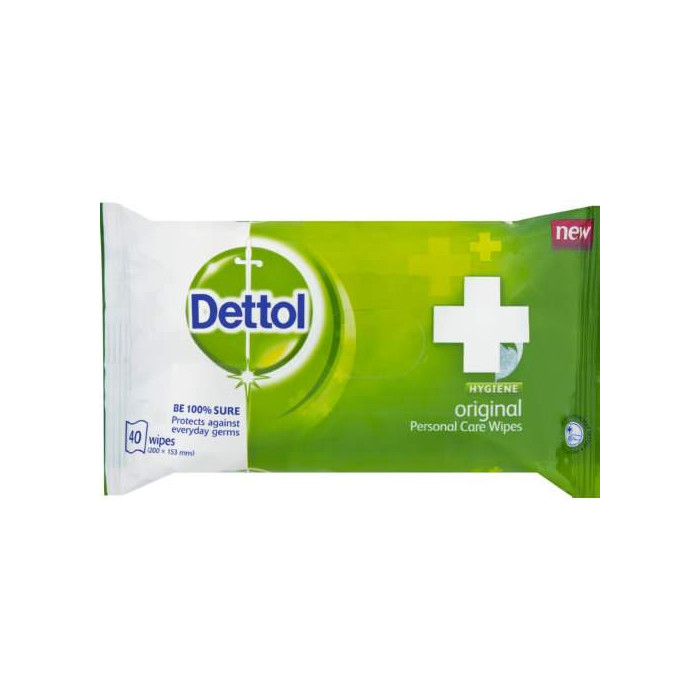 Dettol Original Hygiene Personal Care Wipes Case
