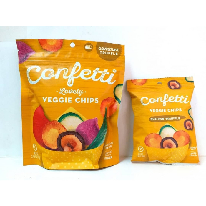 Confetti Lovely Veggie Chips, Summer Truffle Mini Packs Case