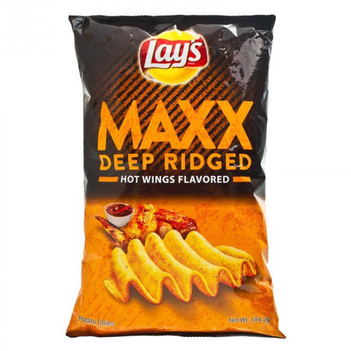 Lay's Maxx Hot Wings Potato Chips Case