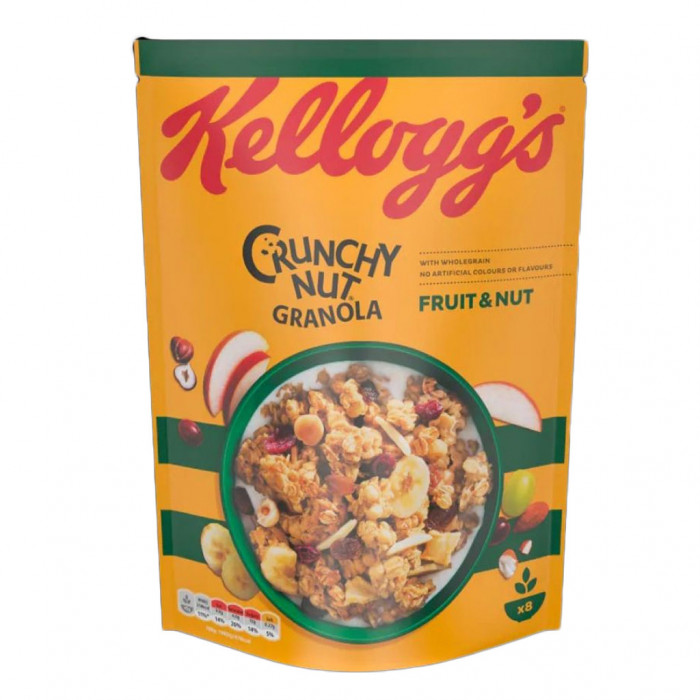Kellogg's Crunchy Nut Oat Granola Fruit & Nut Cereal Case