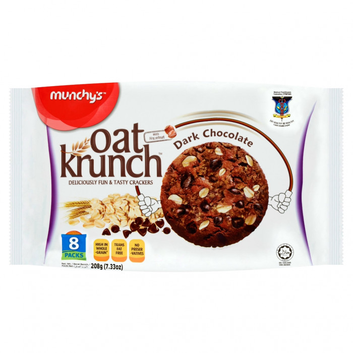 Munchy's OatKrunch Dark Chocolate 8's - Case