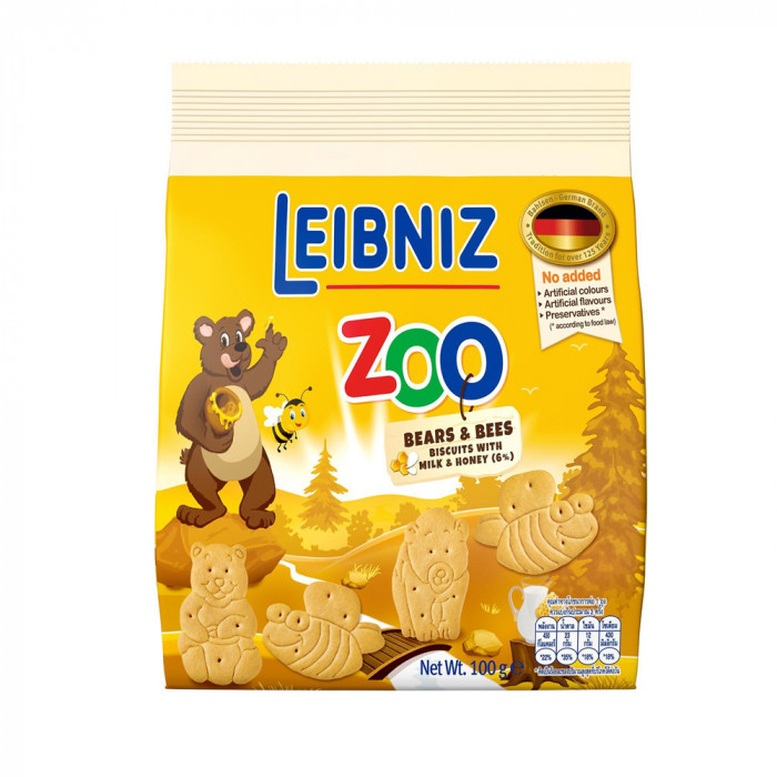 Bahlsen Leibniz Zoo Honey Biscuits Case