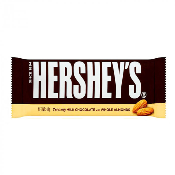 Hershey's Creamy Milk Chocolate with Almonds Bar Case
