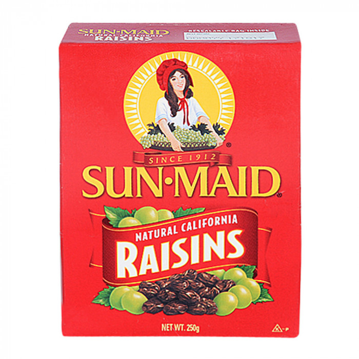 Sunmaid Natural California Raisins Box Case