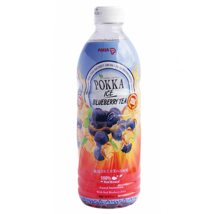 Pokka Bottle Drink Ice Blueberry Tea Case