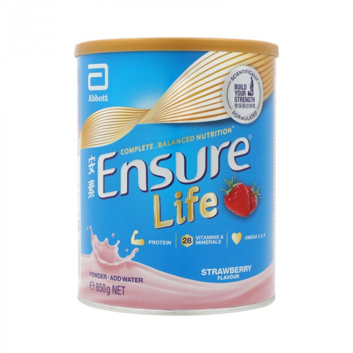 Abbott Ensure Life Strawberry Adult Milk Formula Case