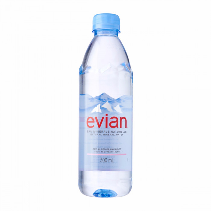 Evian Natural Mineral Water Case