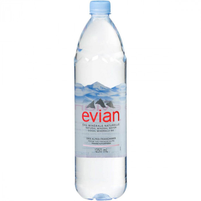 Evian Natural Mineral Water Case