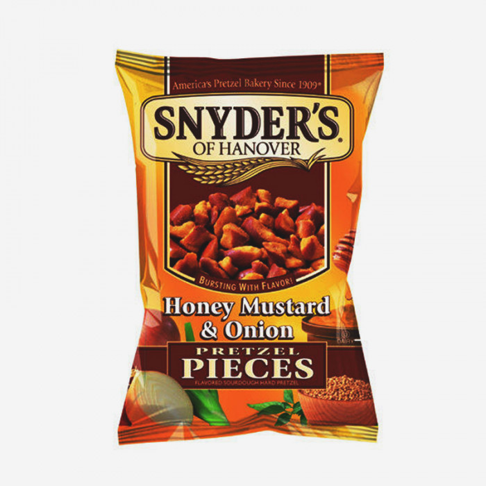Snyder's Of Hanover Pretzel Pieces Honey Mustard And Onion Case