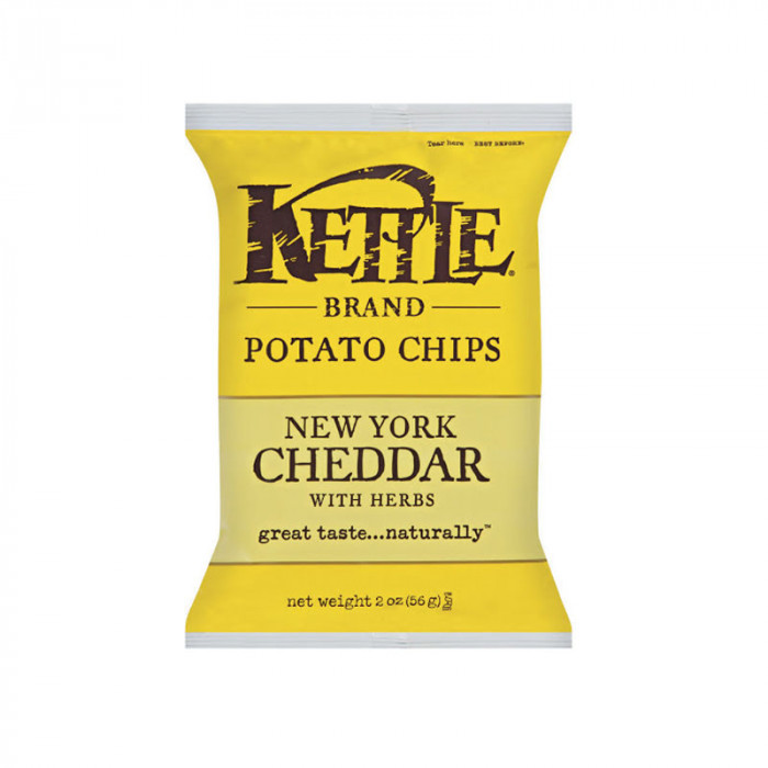 Kettle Little Giant Bags New York Cheddar with herbs Case