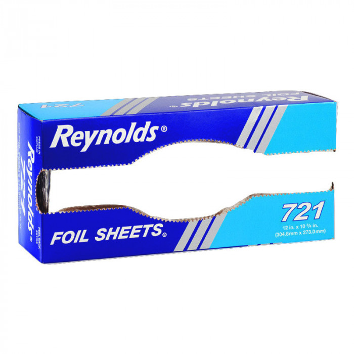 Reynolds Plain Aluminium Foil Sheets Case